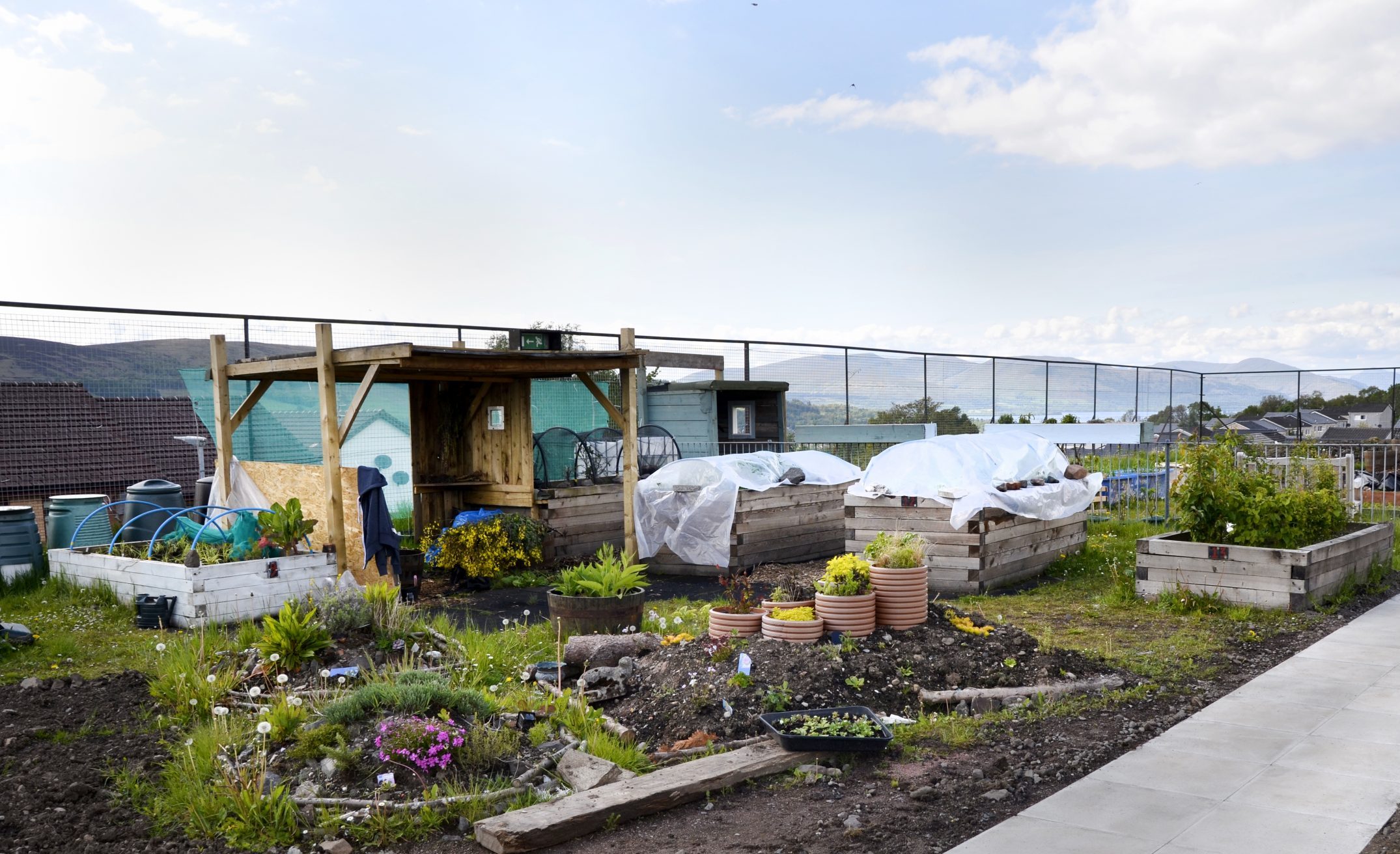 Plots with a view of Loch Lomond and surrounding hills