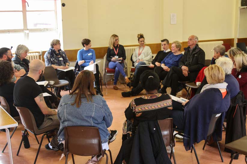 People at the Focus on Change event discussed how to tackle poverty in West Dunbartonshire
