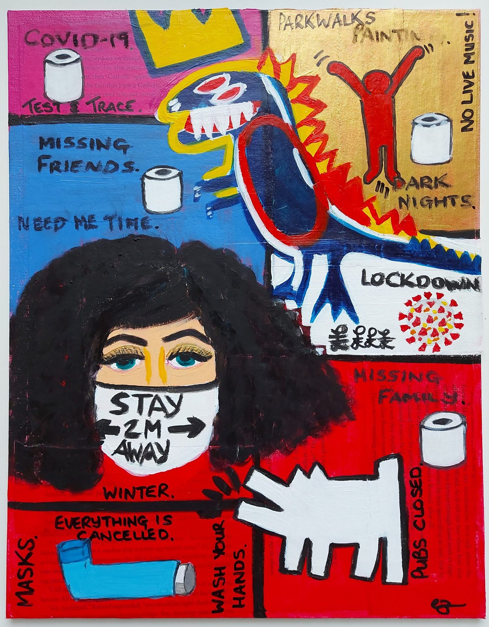 A painting by Carolyn Bowman