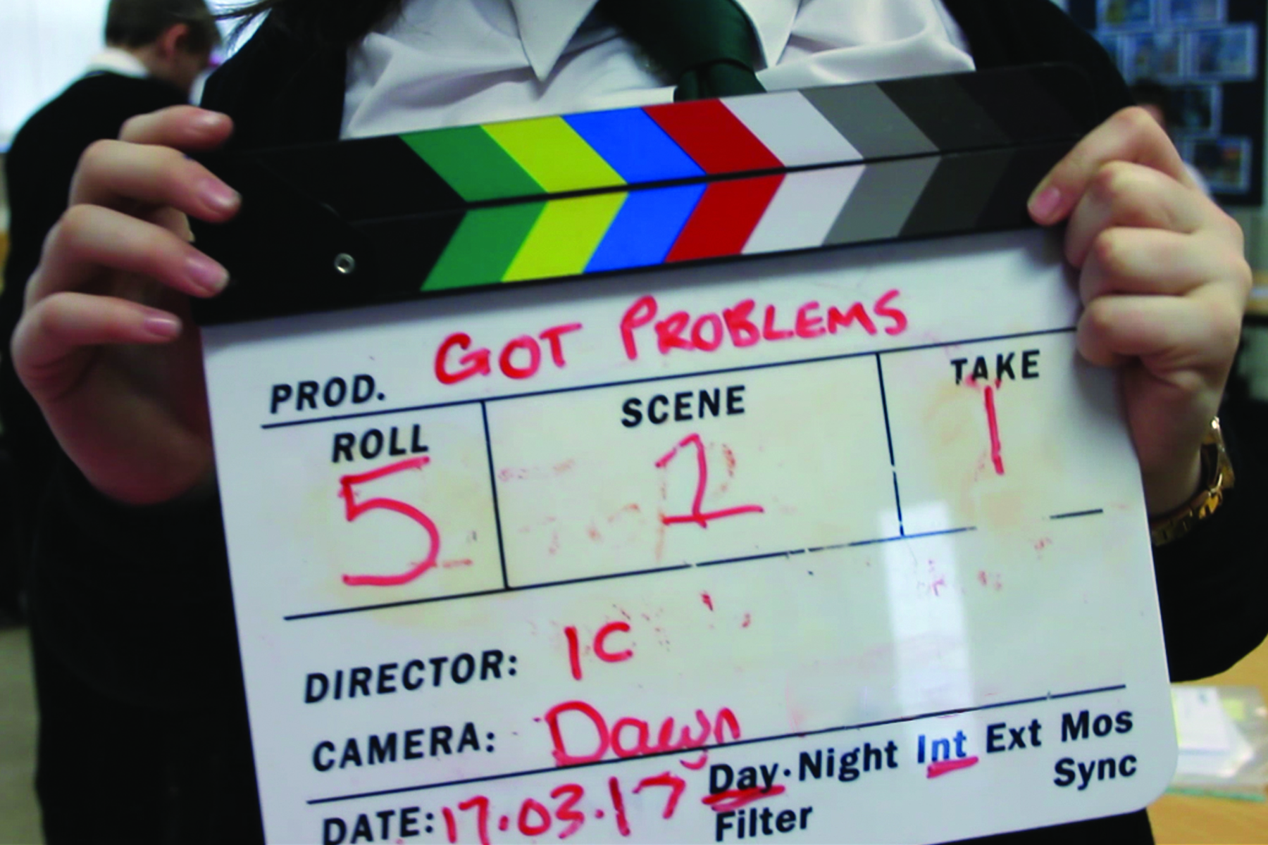 Braw Talent clapperboard 