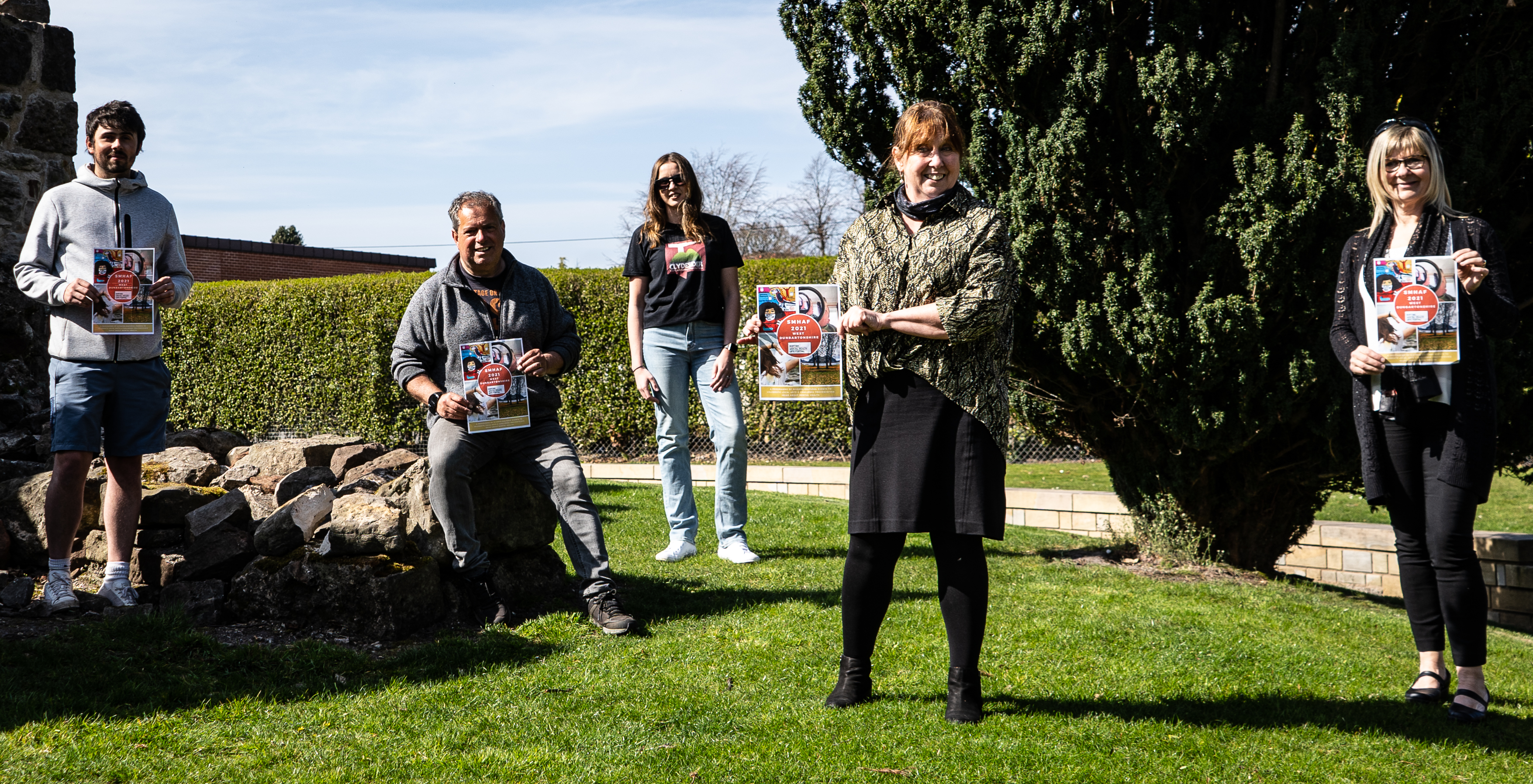 group photo in Levengrove park