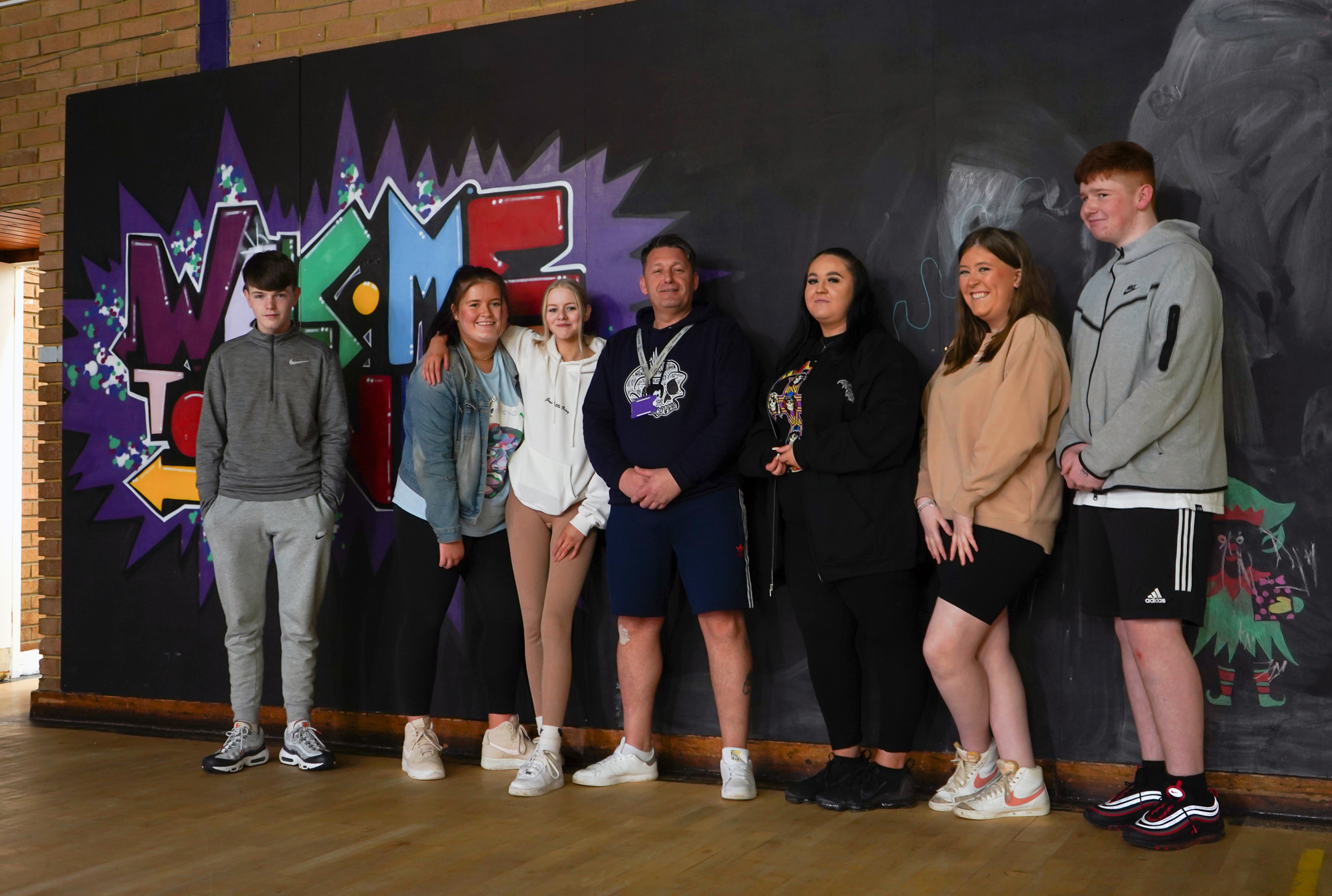 Matthew and the kids he mentors