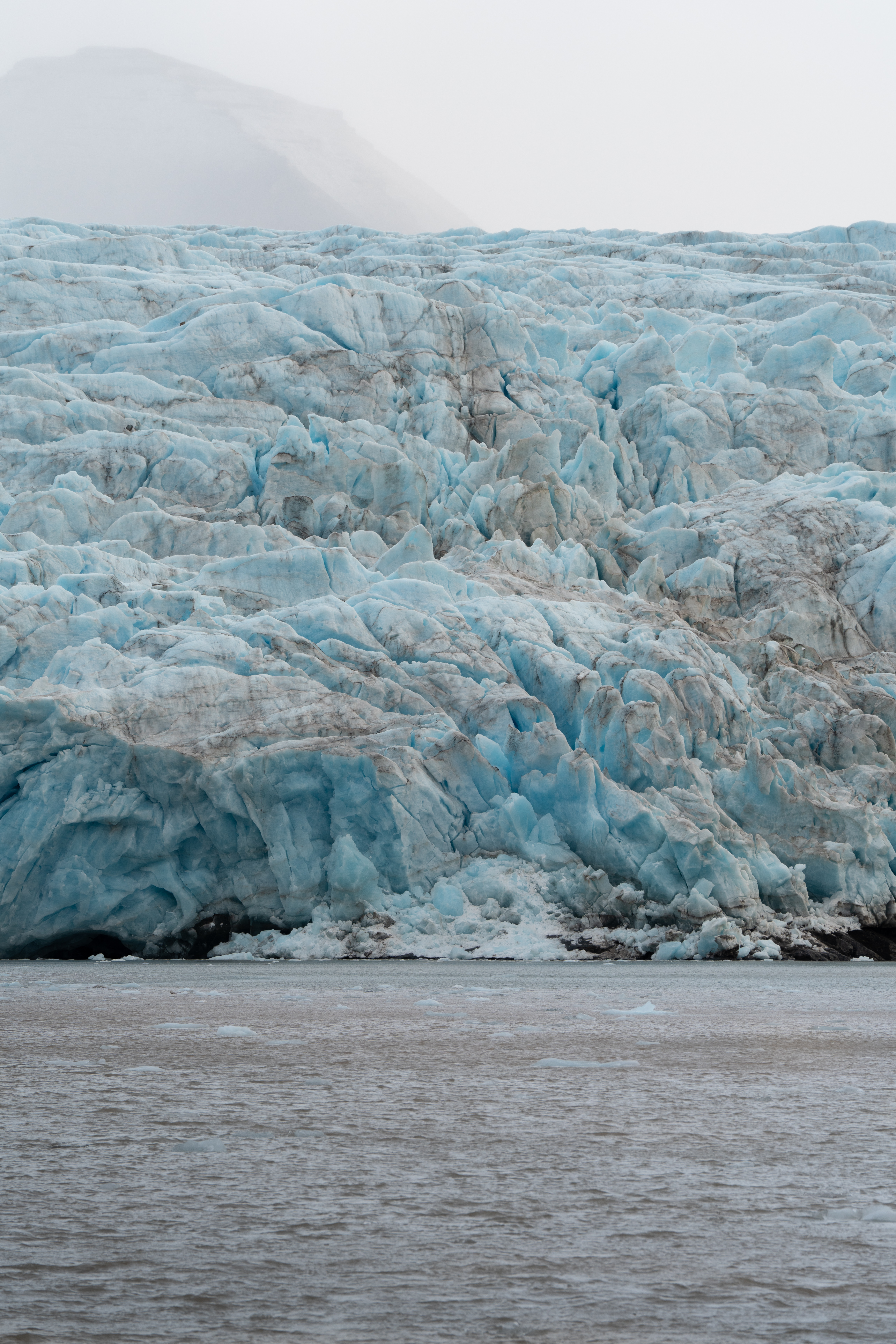photo of a melting glacier