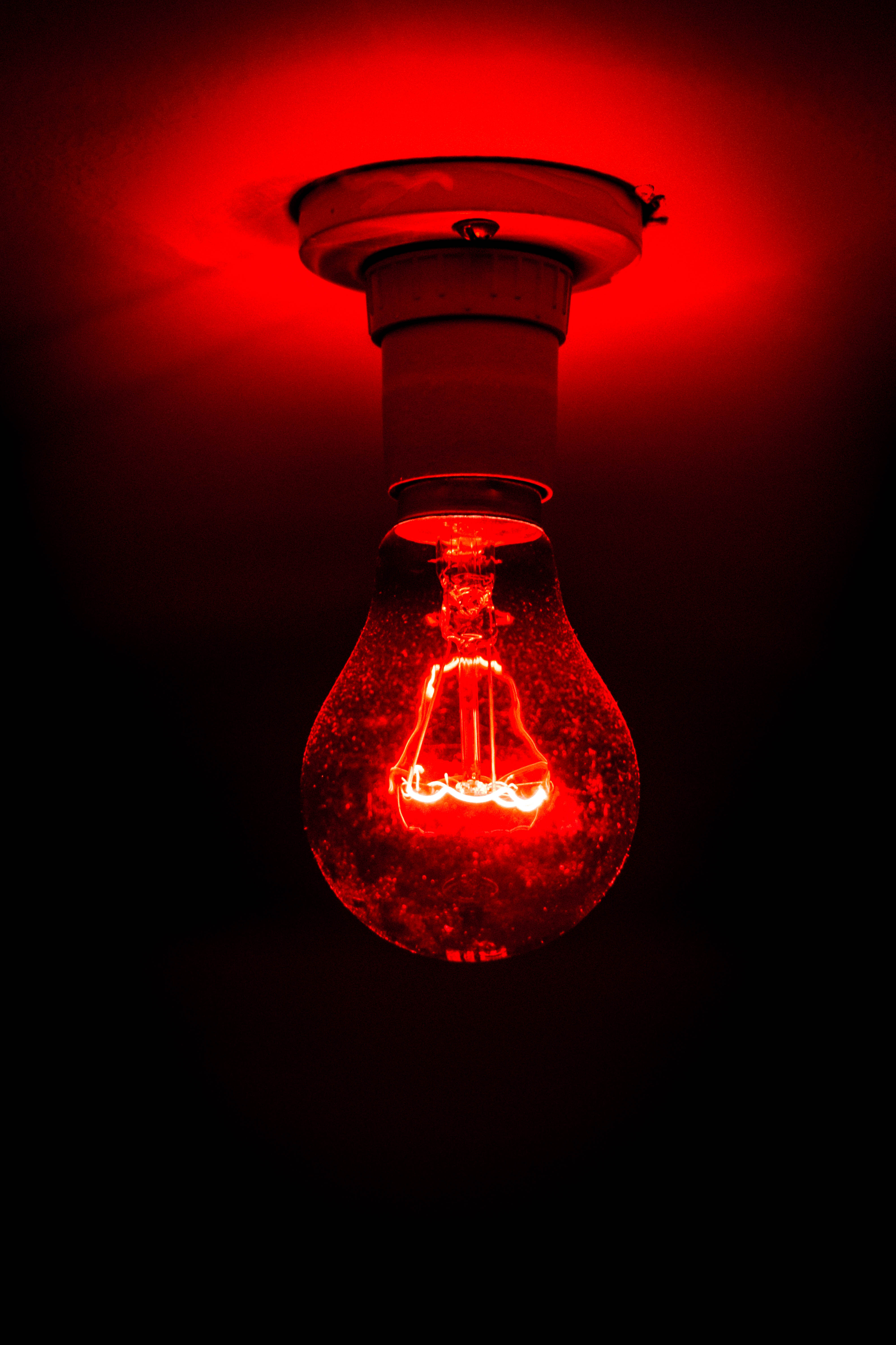 red lightbulb