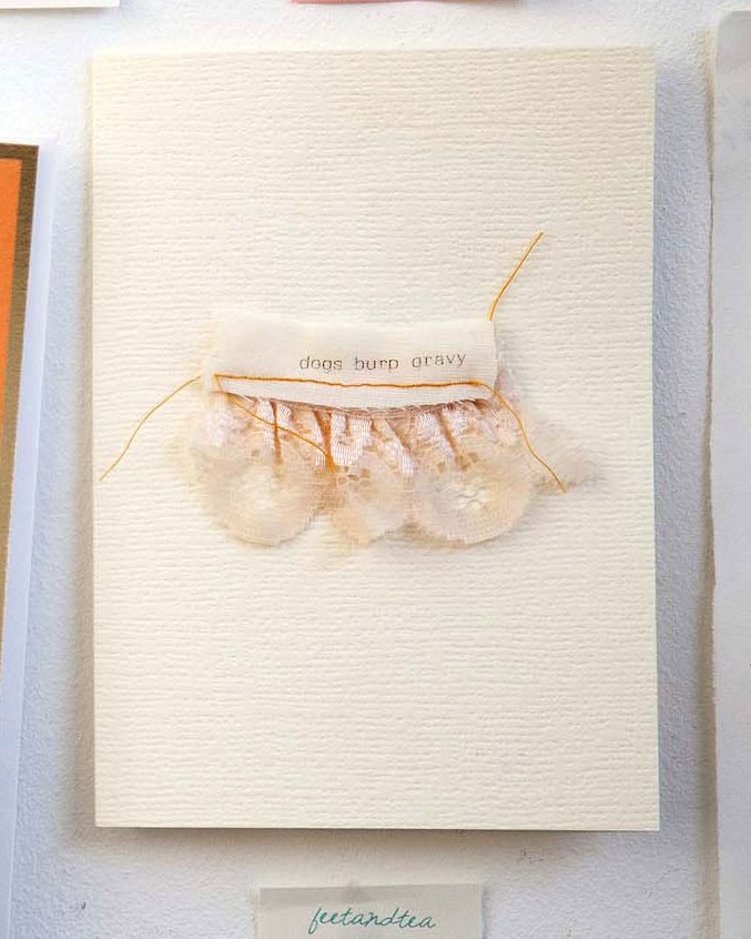 Handmade Frill Factory card