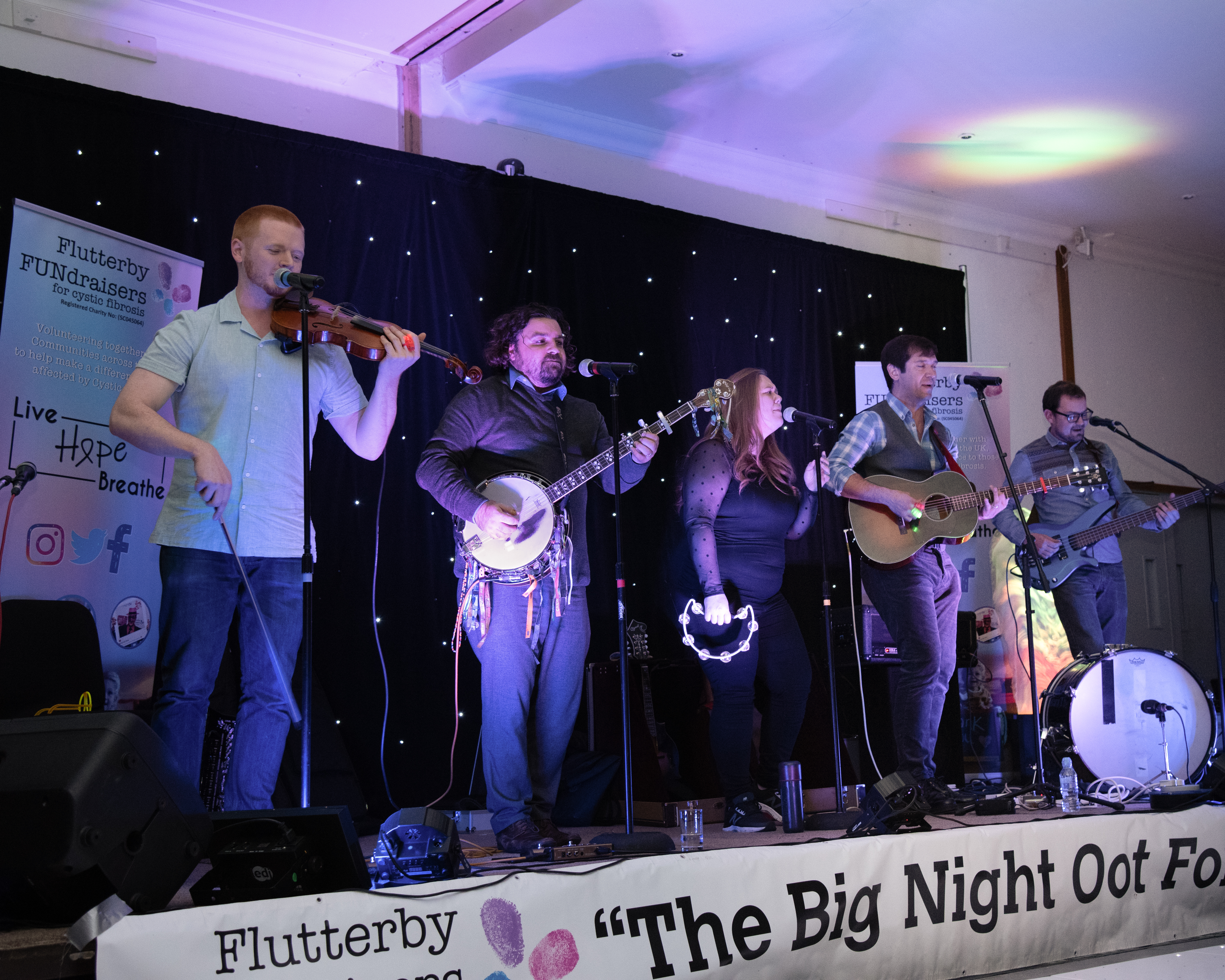 Have Mercy Las Vegas provide musical entertainment at the Big Night Oot fundraiser