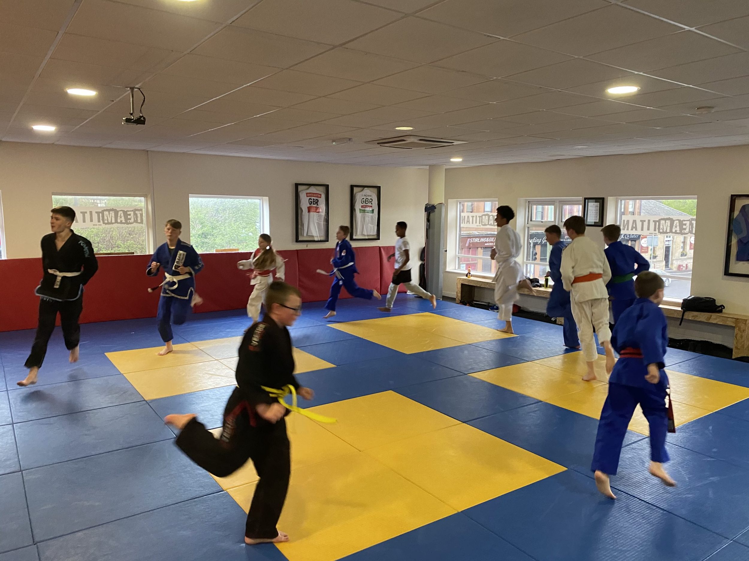 Full class at the Dojo