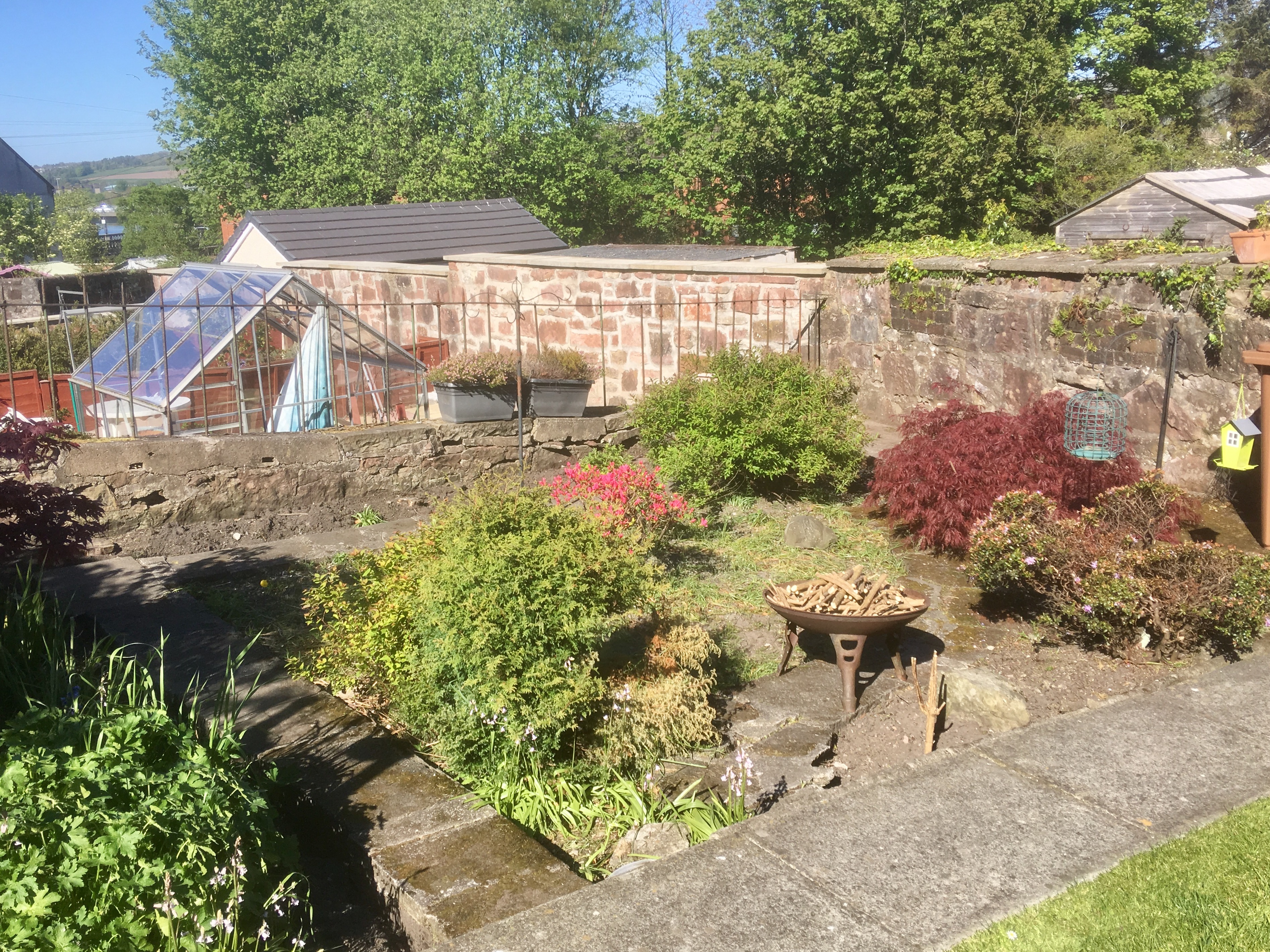 Garden in need of repair