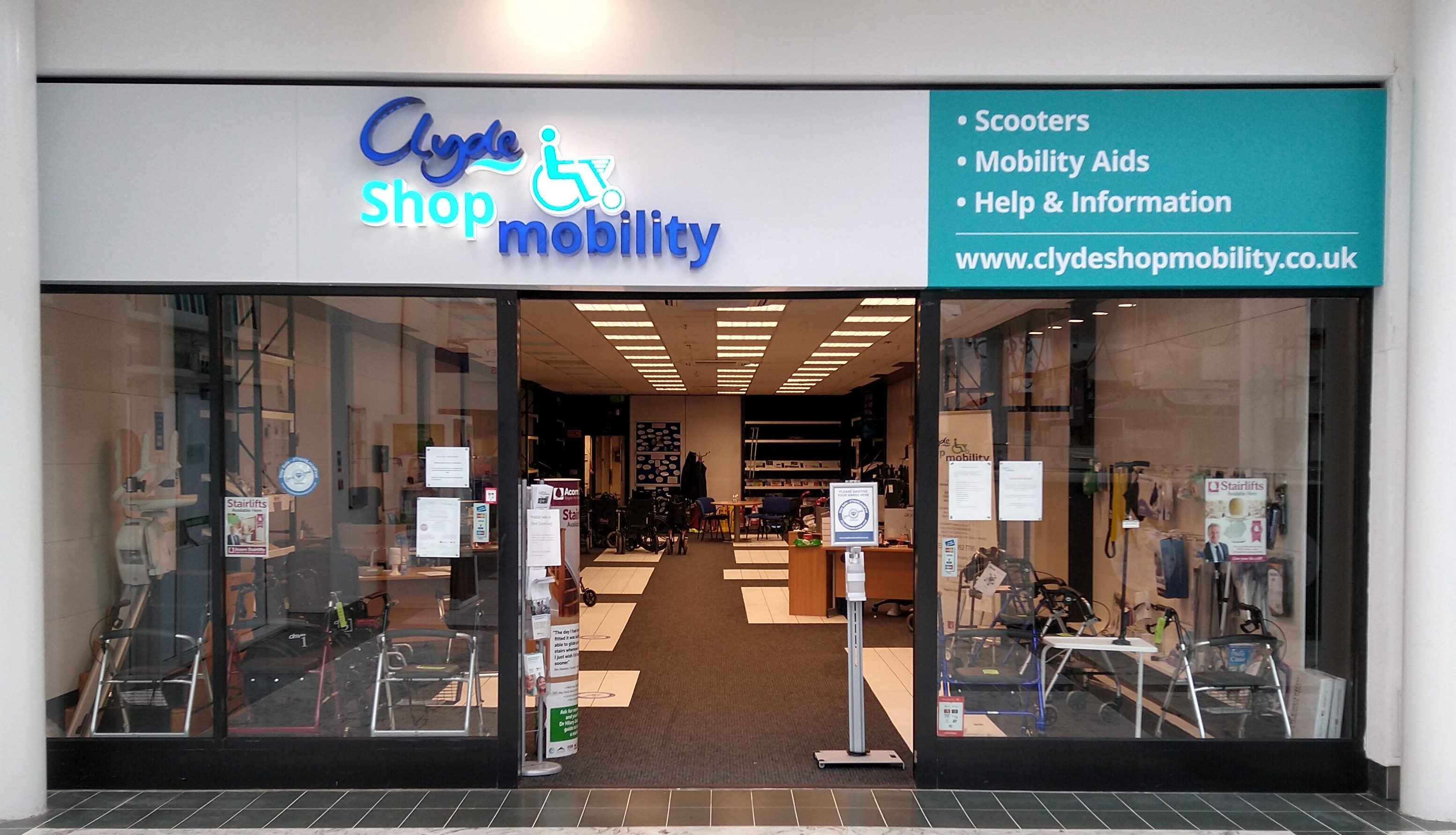 Shopmobility shop front