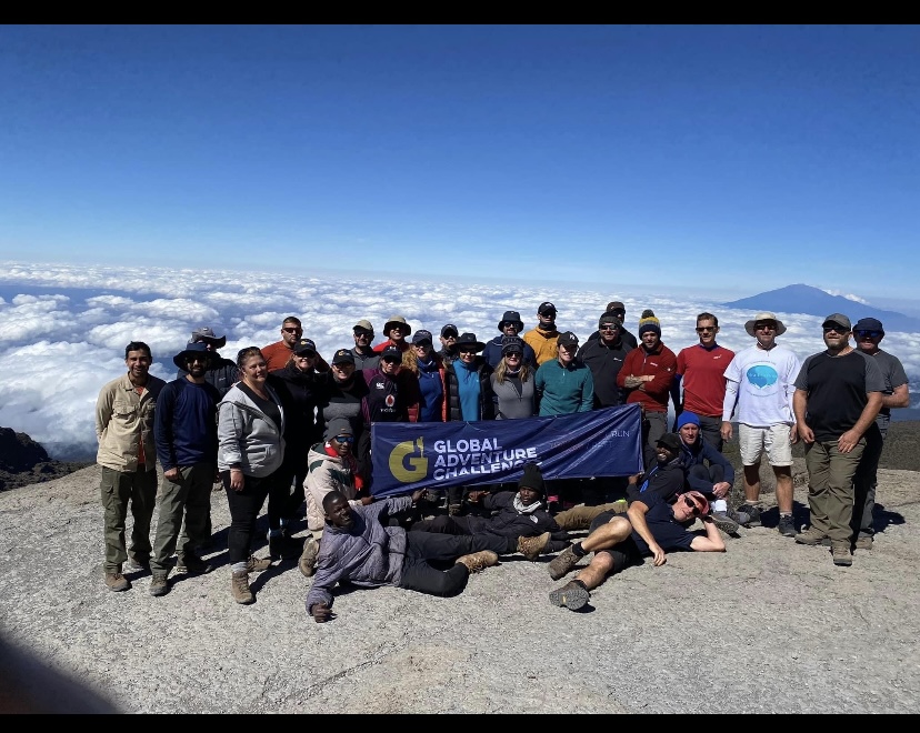 Group photo on Kilimanjaro