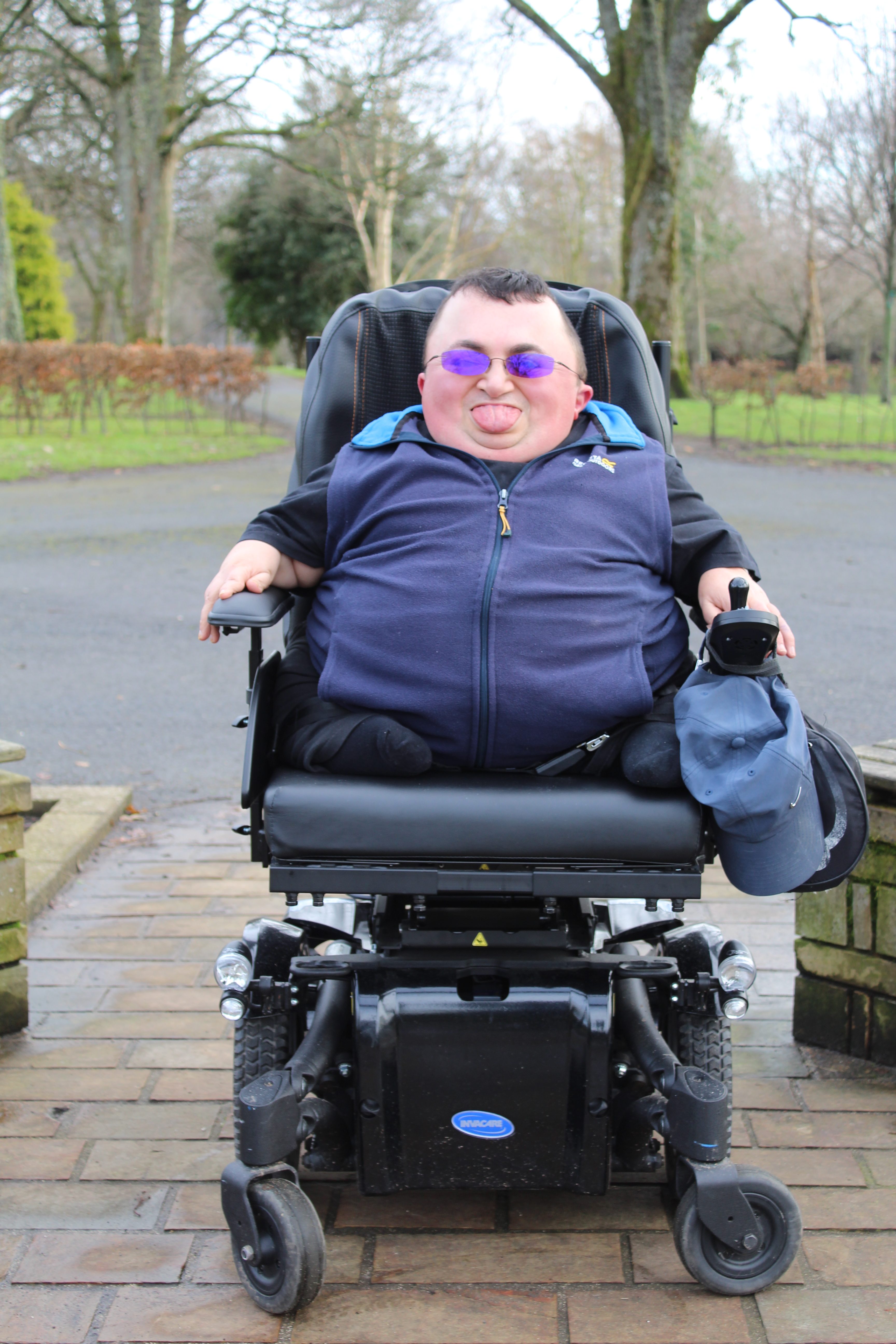 Stephen making a funny face