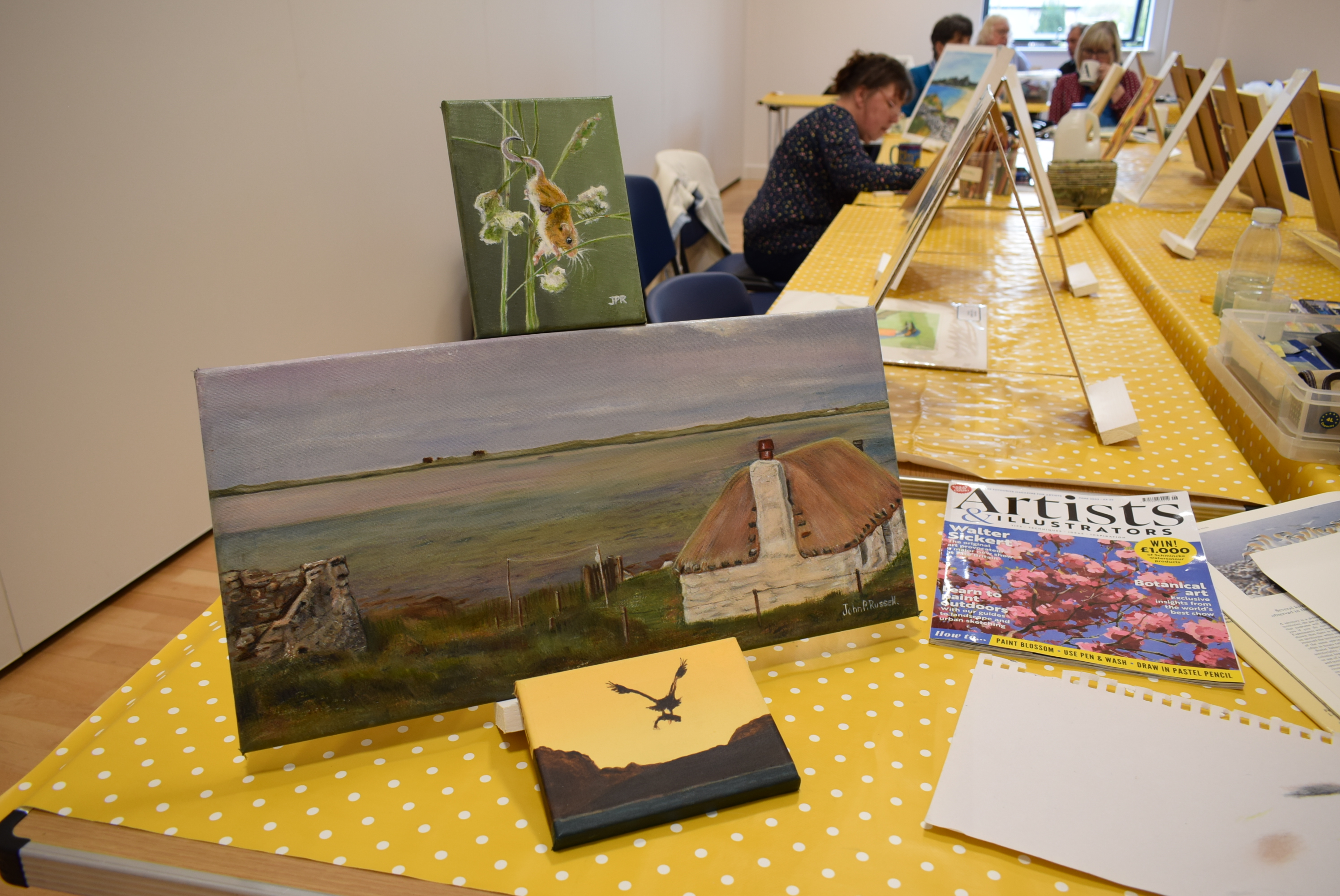 painting a scottish cottage scene
