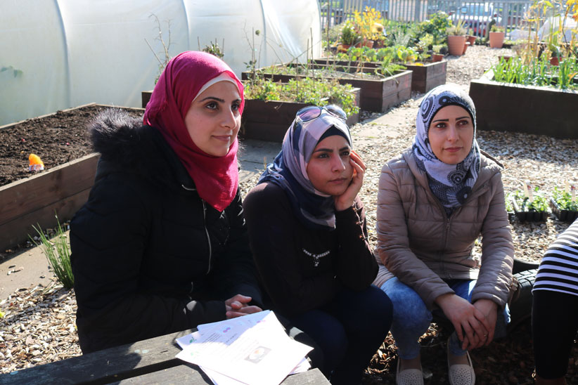 Moment of Freedom members sharing their story