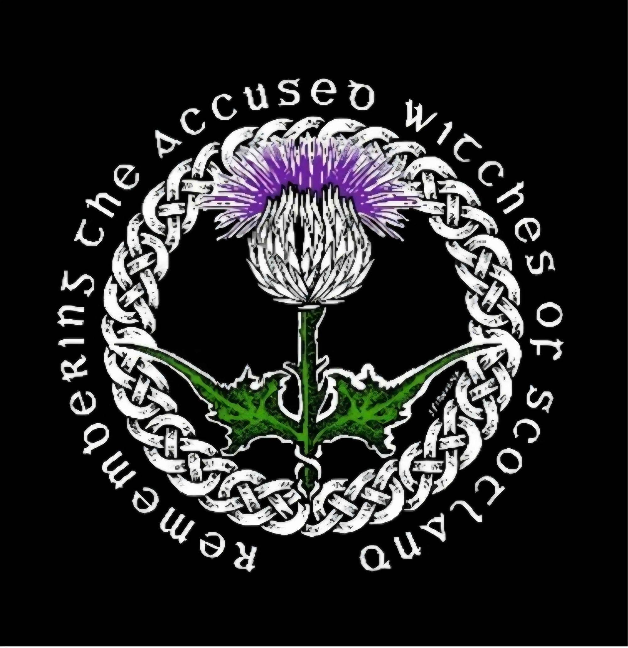 RAWS logo; a thistle surrounded by a celtic braid