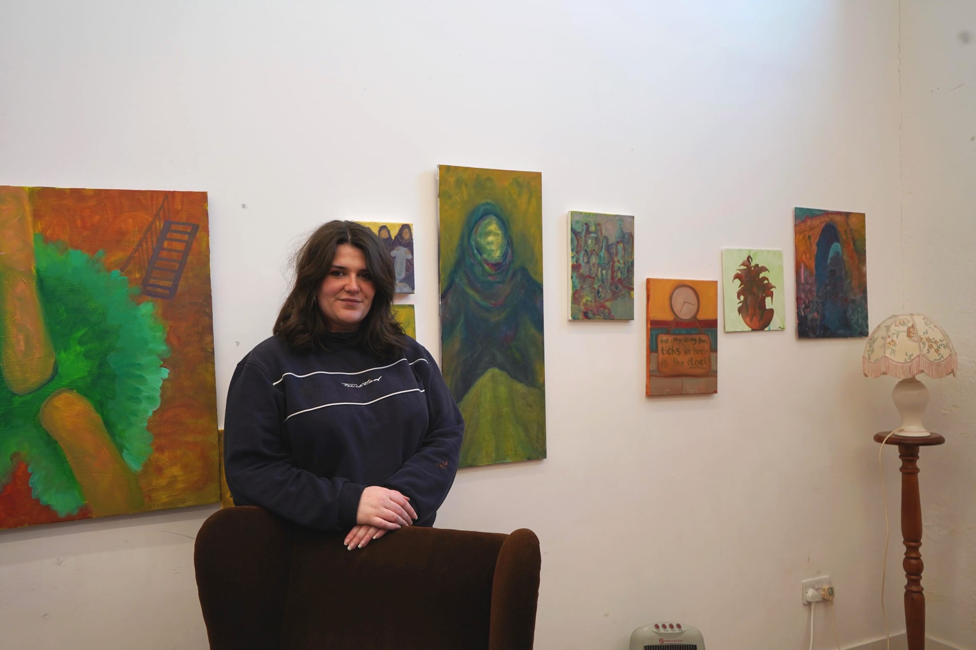 Katie McGroarty in her Dundee studio