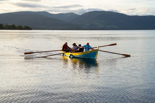 Skylark IX rowing taster session - on the water